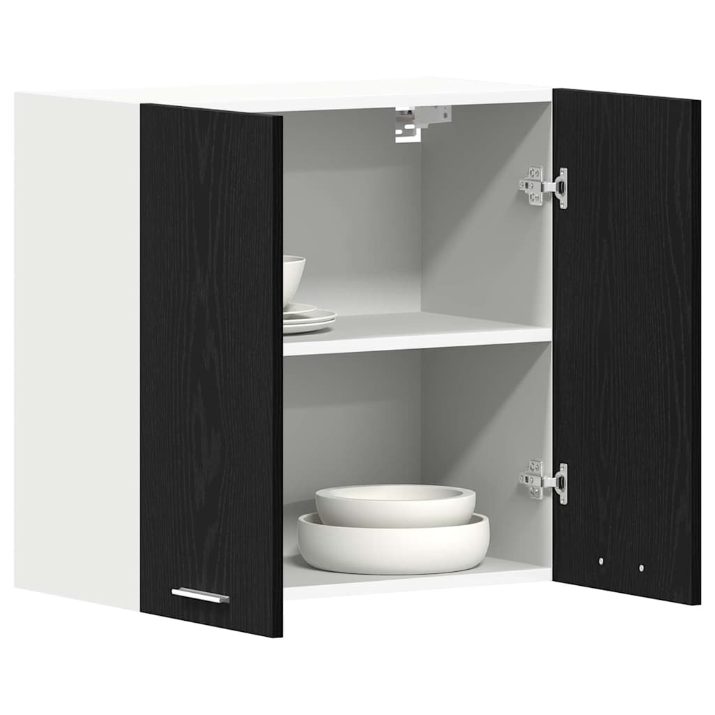 Hengende skap Lyon Svart Eik 60 x 31 x 60 cm Konstruert tre