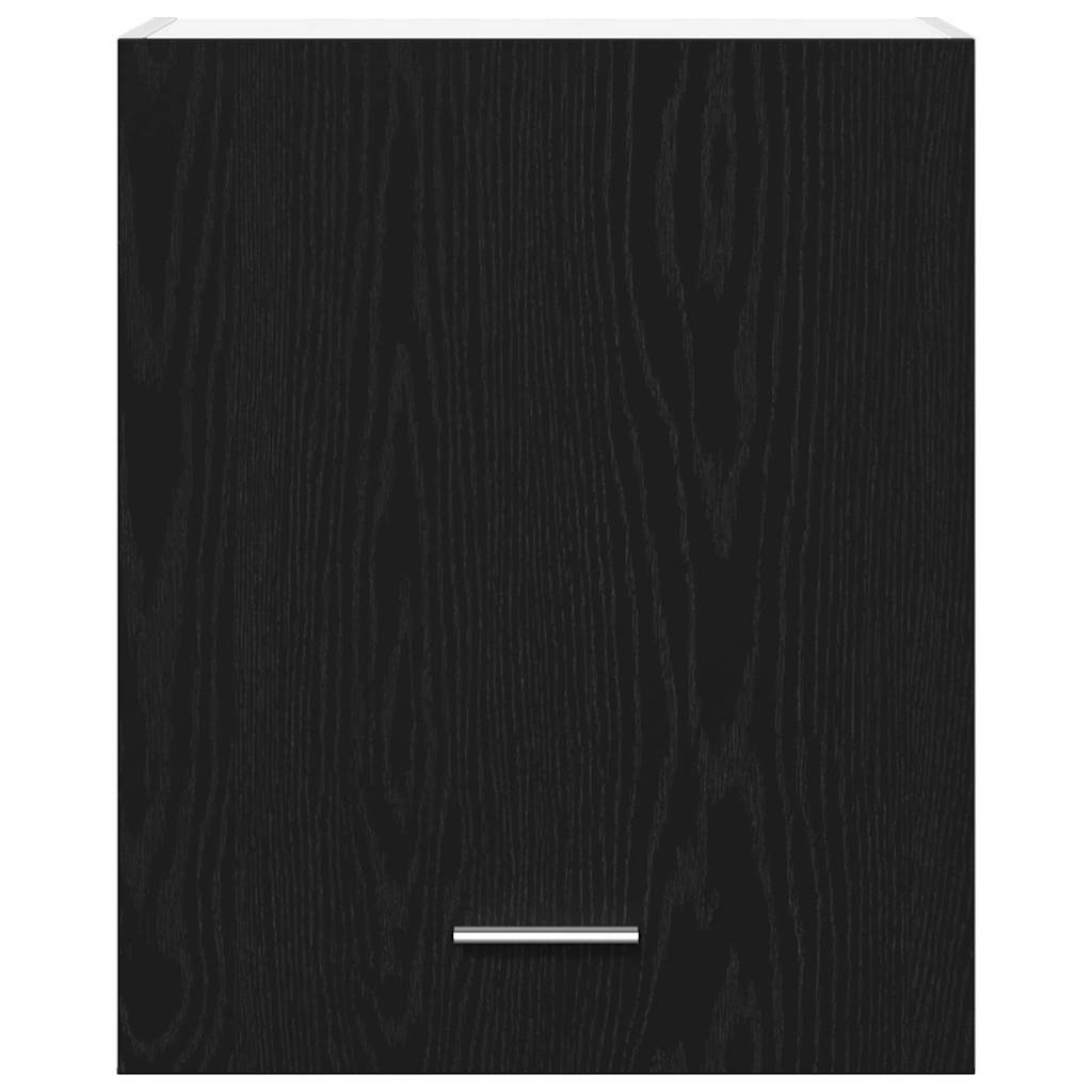 Hengende skap med hylle Lyon 2 pcs Svart Eik 50 x 31 x 60 cm