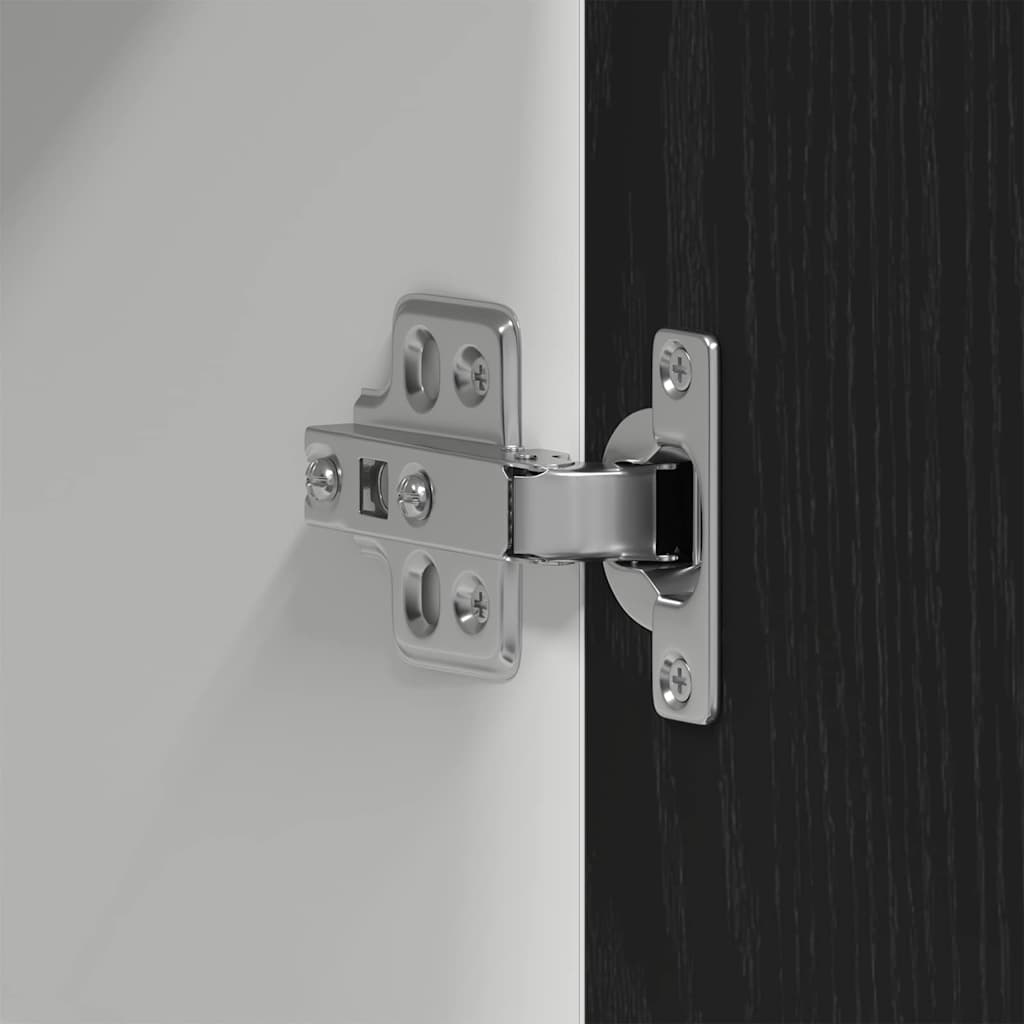 Hengende skap Lyon Svart Eik 60 x 31 x 40 cm Konstruert tre