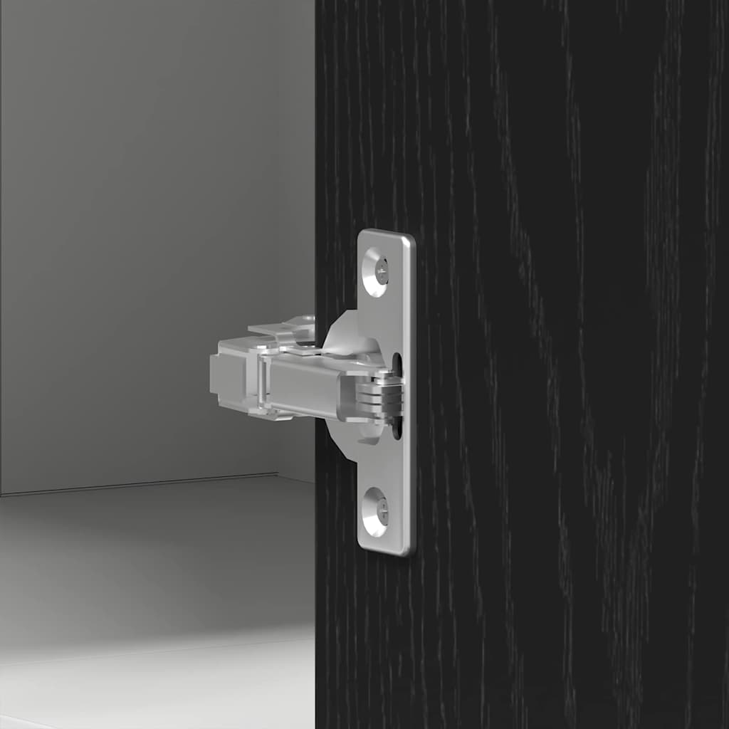 Hengende skap Lyon Svart Eik 57 x 57 x 60 cm Konstruert tre