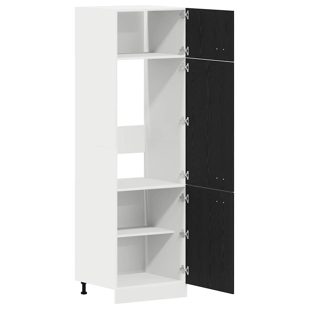 Hengende skap Lyon Svart Eik 60 x 31 x 207 cm Konstruert tre