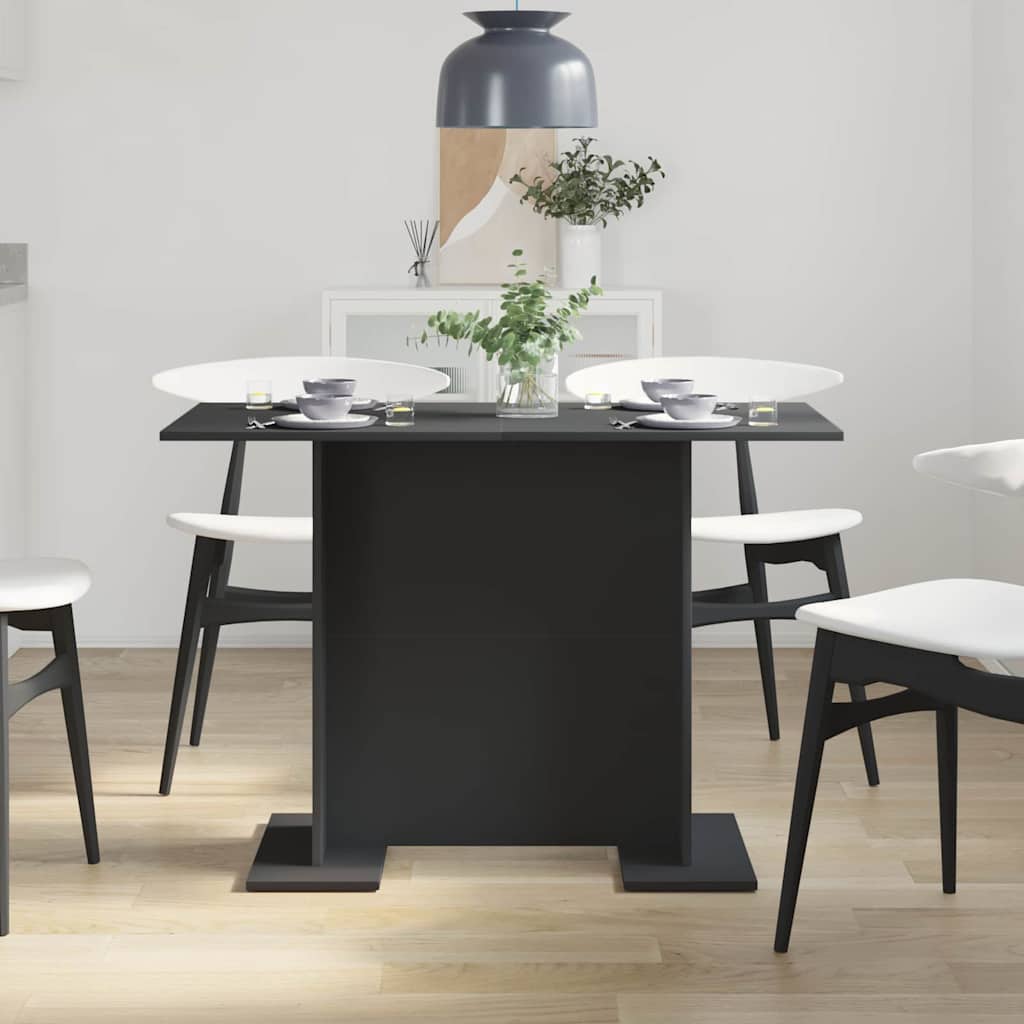Spisebord Svart 110 x 60 x 75 cm Konstruert tre