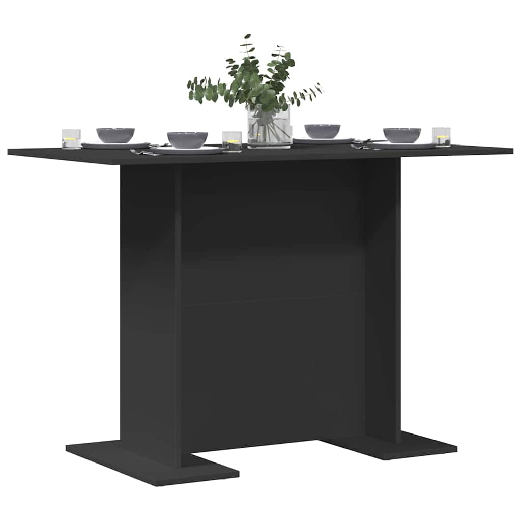 Spisebord Svart 110 x 60 x 75 cm Konstruert tre