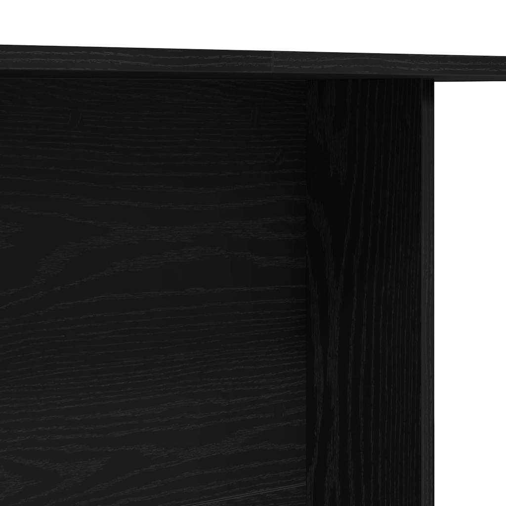 Spisebord Svart eik 110 x 60 x 75 cm Konstruert tre