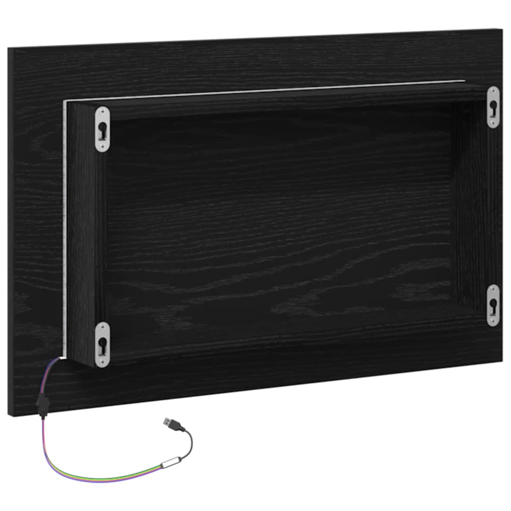 Underskap Svart Eik 60x46x81,5 cm Sponplate