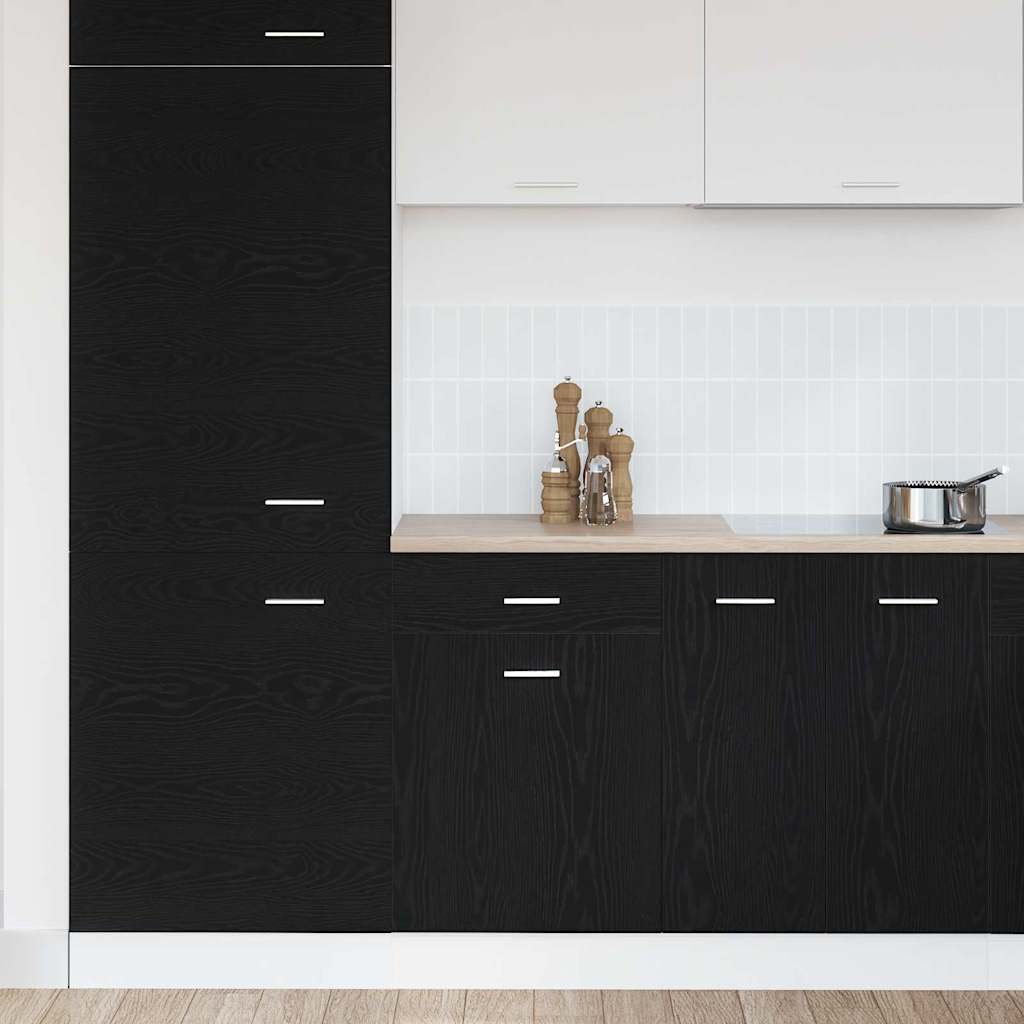 Hengende skap Svart Eik 50 x 46 x 81,5 cm Konstruert tre