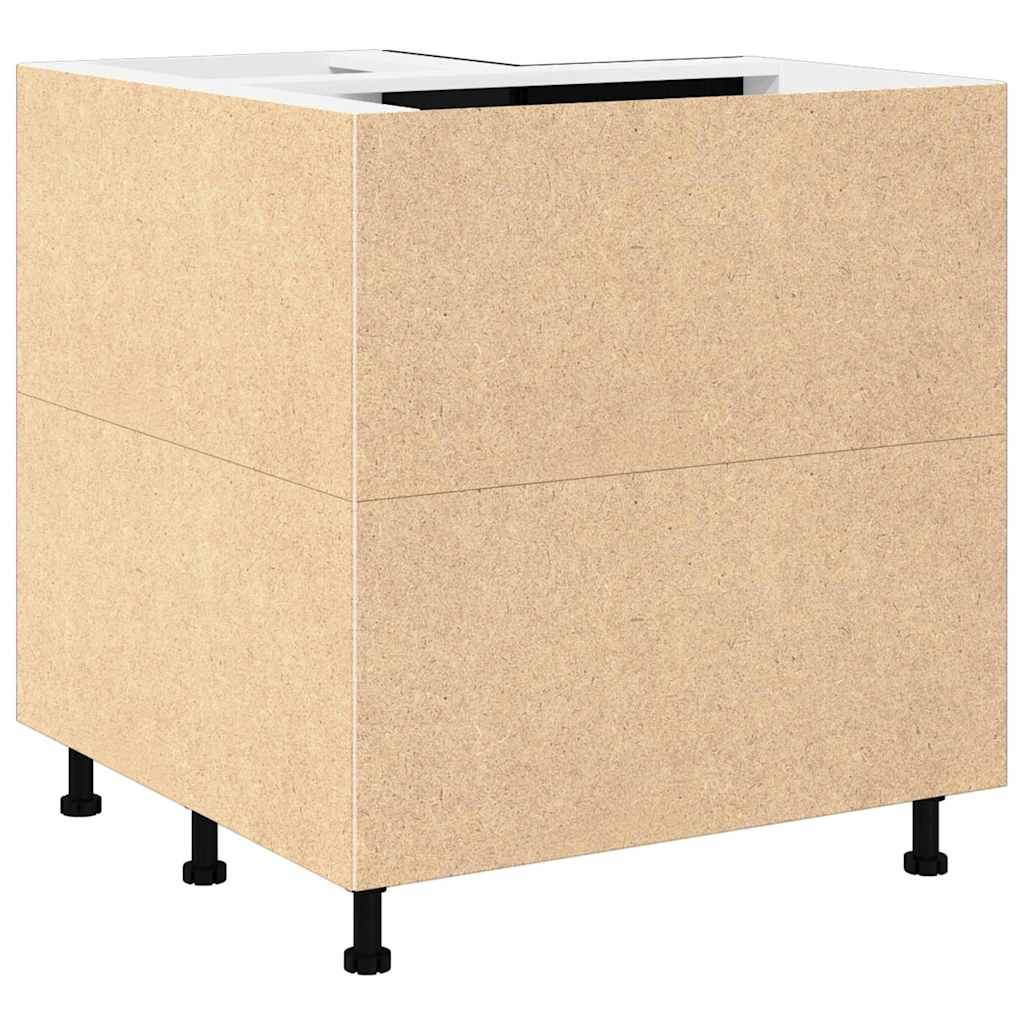 Hengende skap Svart Eik 75,5 x 75,5 x 80,5 cm Konstruert tre