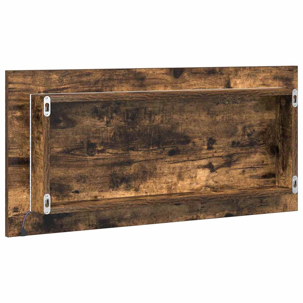 Speil Brun 80 x 37 cm Glass og konstruert tre