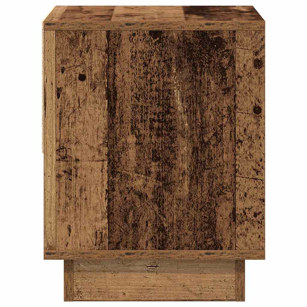 Nattbord 2 pcs Gammelt tre 45 x 34 x 44 cm Konstruert tre