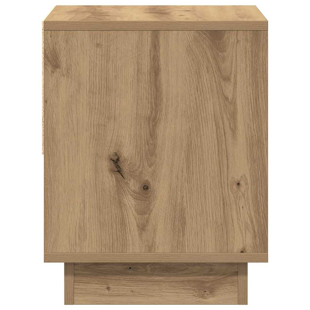 Nattbord med skuff Artisan Eik 45 x 34 x 44 cm Konstruert tre