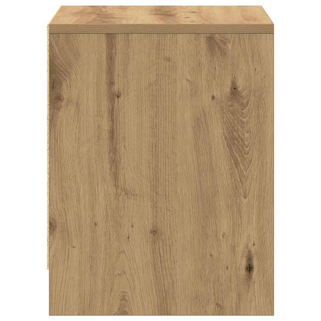 Nattbordskap 2 pcs Artisan Eik 45 x 34 x 44,5 cm Konstruert tre