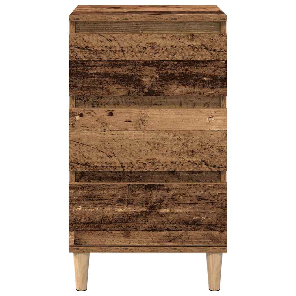 Nattbordskap Gammelt tre 40 x 35 x 70 cm Konstruert tre