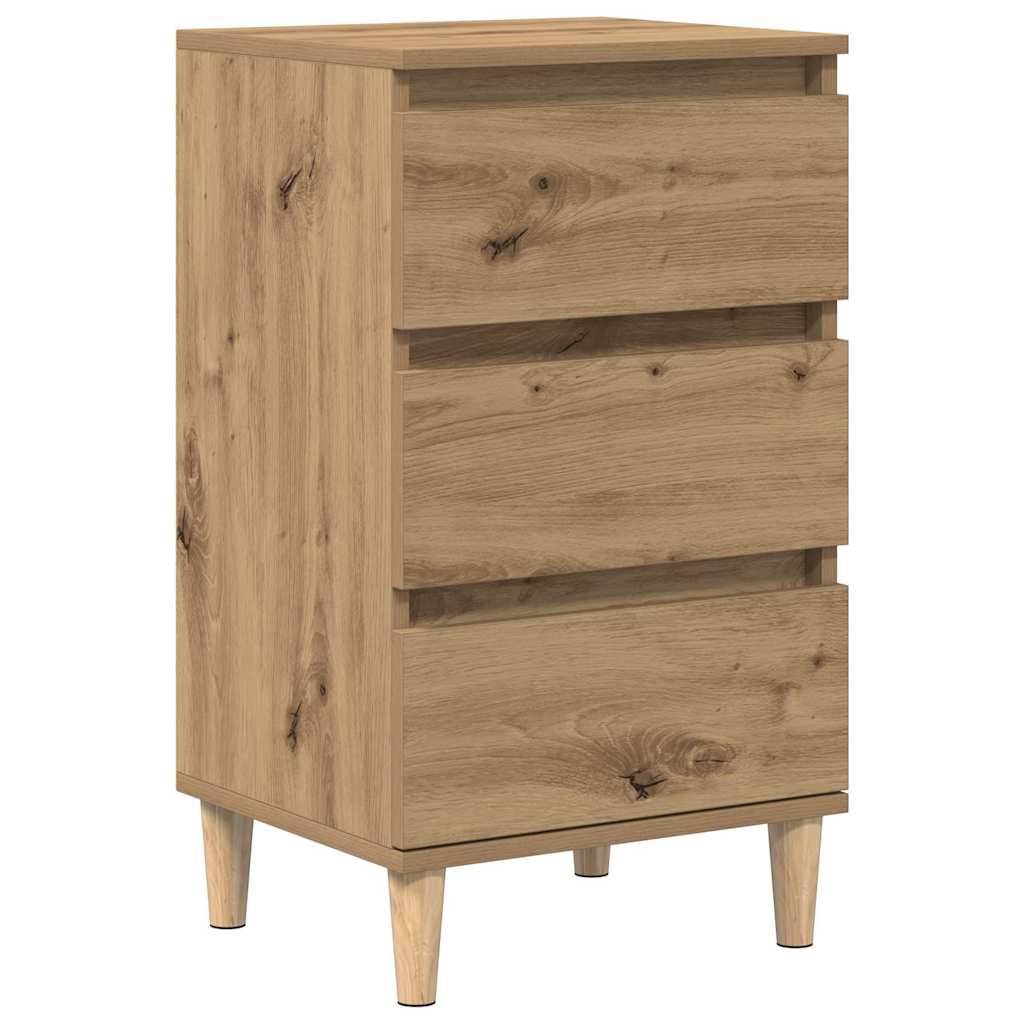 Nattbordskap Artisan Eik 40 x 35 x 70 cm Konstruert tre