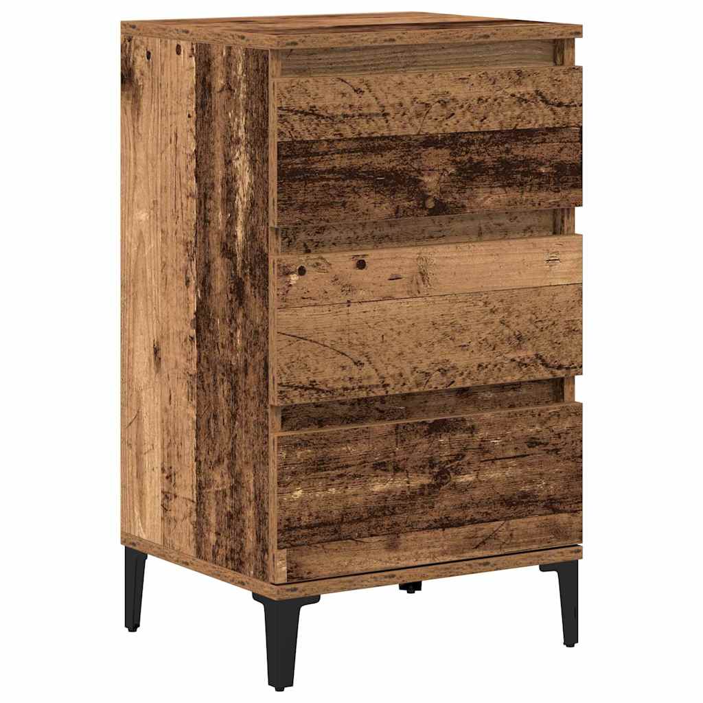 Nattbordskap Gammelt tre 45 x 35 x 44 cm Konstruert tre