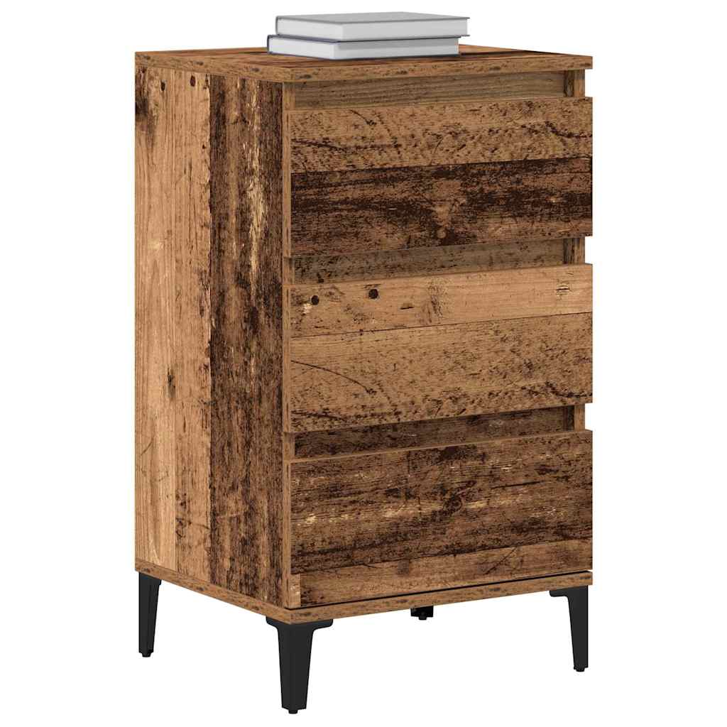 Nattbordskap Gammelt tre 45 x 35 x 44 cm Konstruert tre