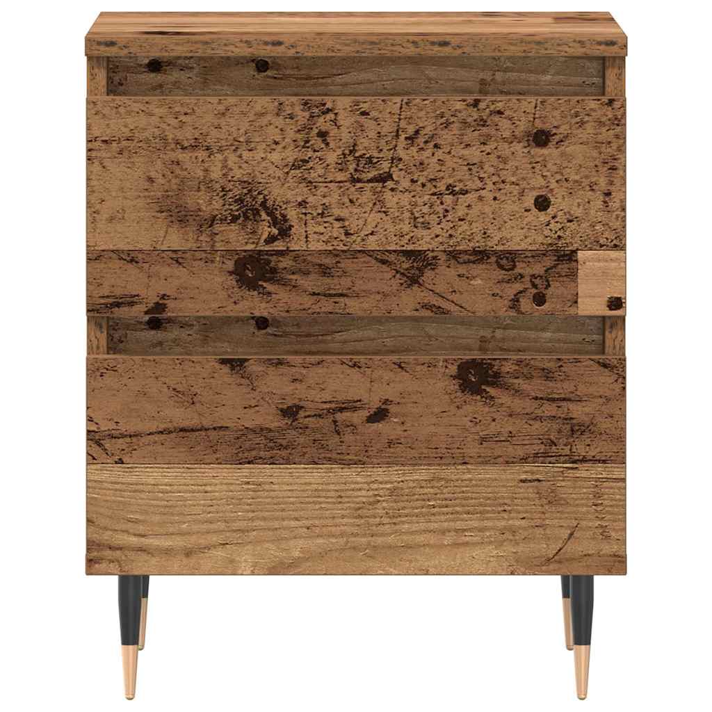 Nattbordskap Gammelt tre 40 x 35 x 50 cm Konstruert tre