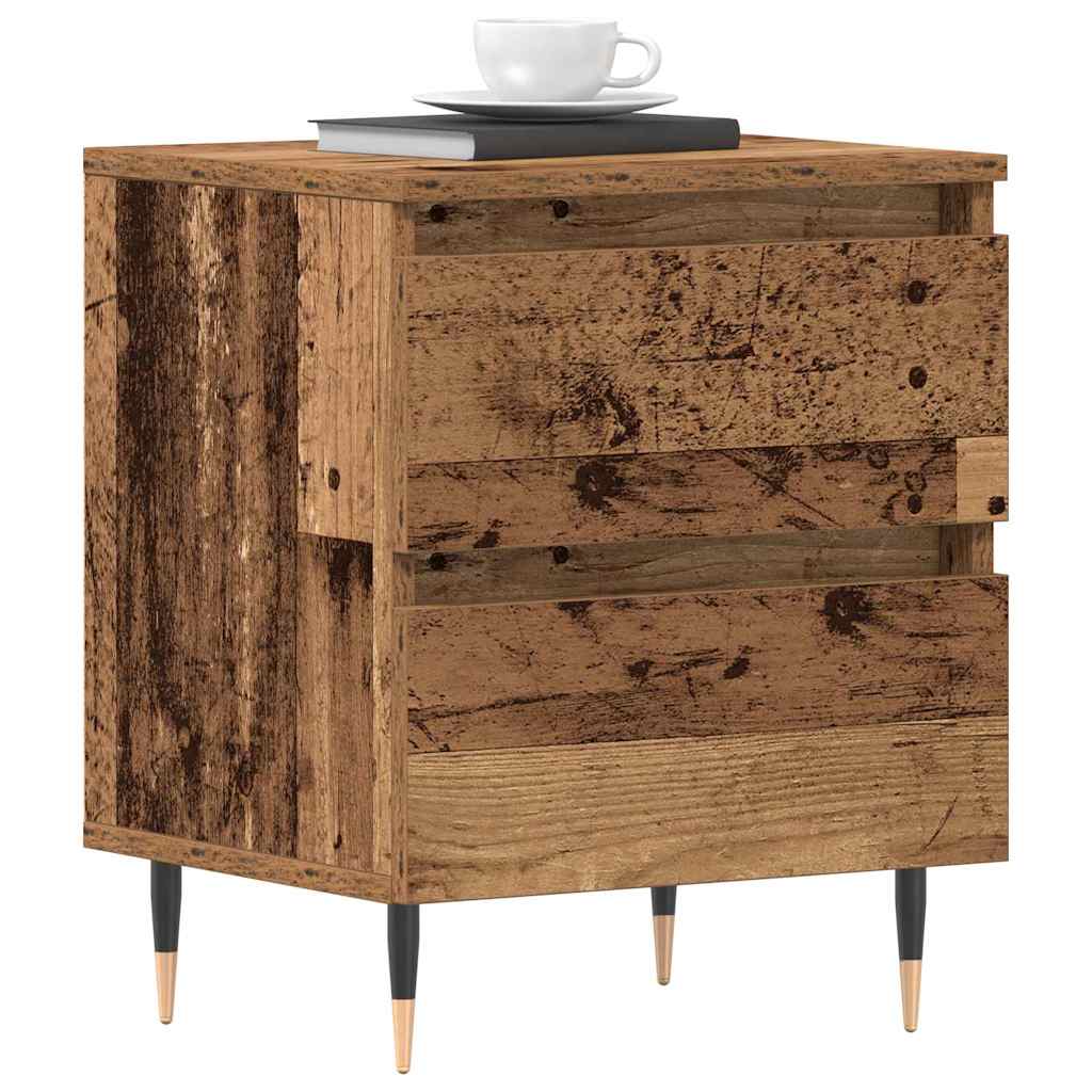 Nattbordskap Gammelt tre 40 x 35 x 50 cm Konstruert tre
