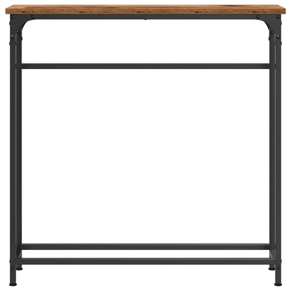 Konsollbord Gammelt tre 75 x 19,5 x 75 cm Konstruert tre