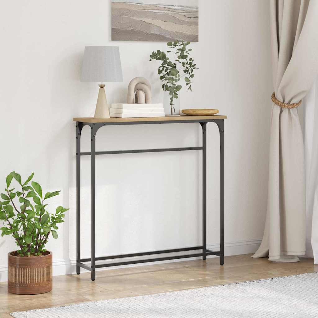 Konsollbord Artisan Eik 75 x 19,5 x 75 cm Konstruert tre