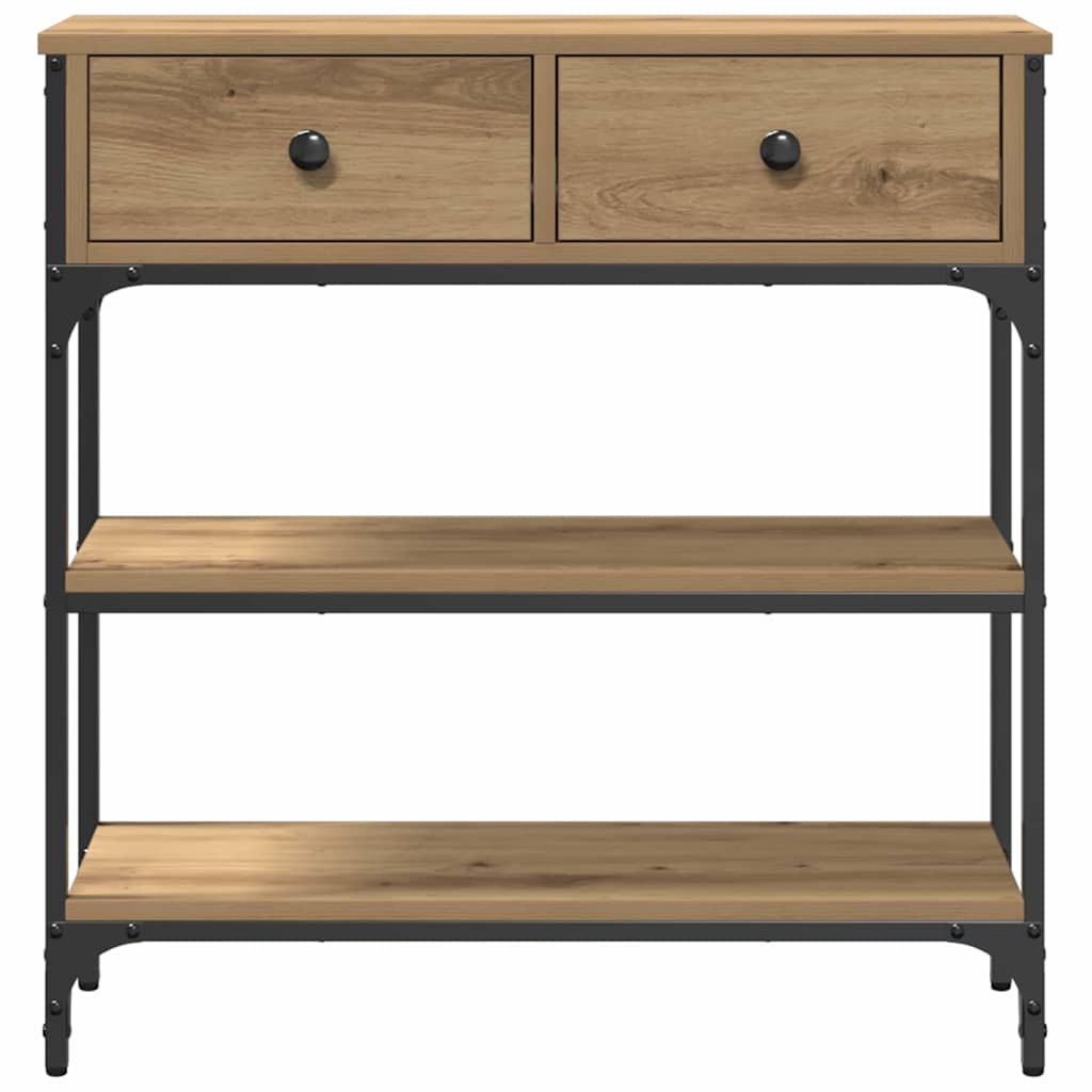 Konsollbord Artisan Eik 72,5 x 25 x 75 cm Konstruert tre