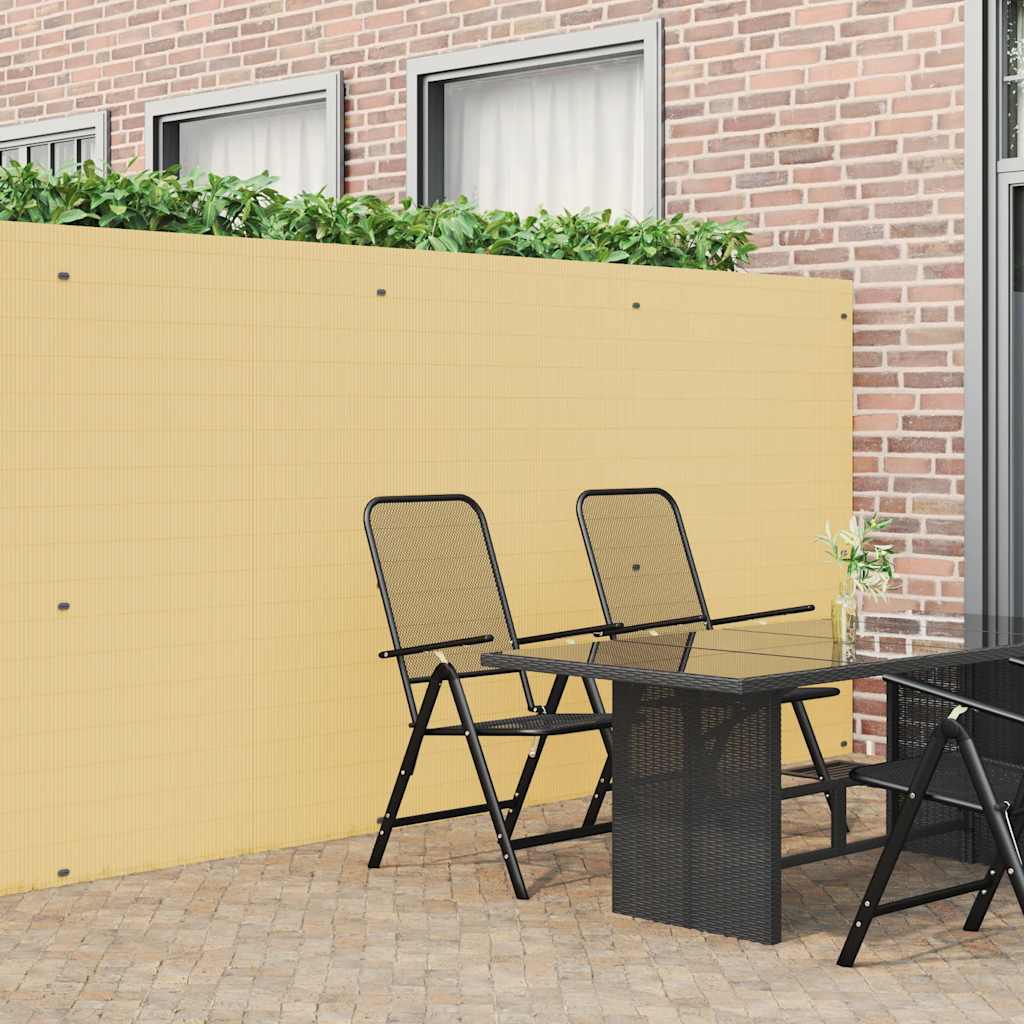 Hagegjerde dobbeltsidig gul 1,8x3 m PVC