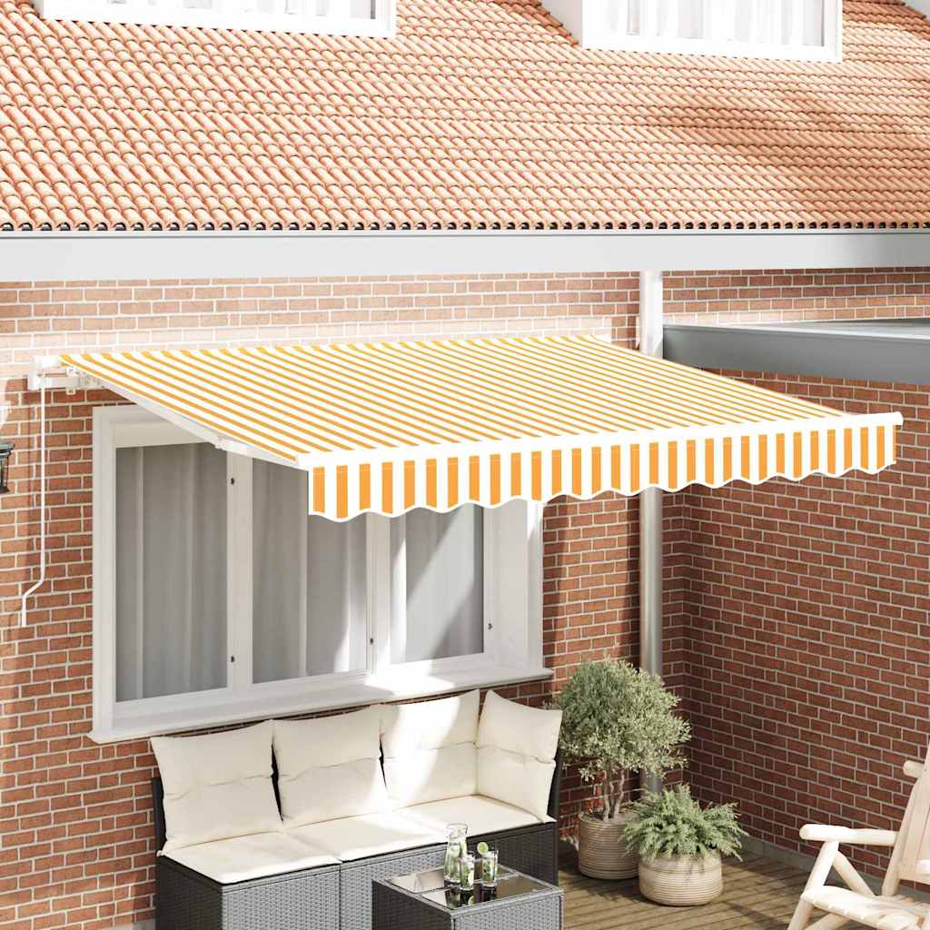 Innvendbar Markise Gul 250 x 200 cm stoff