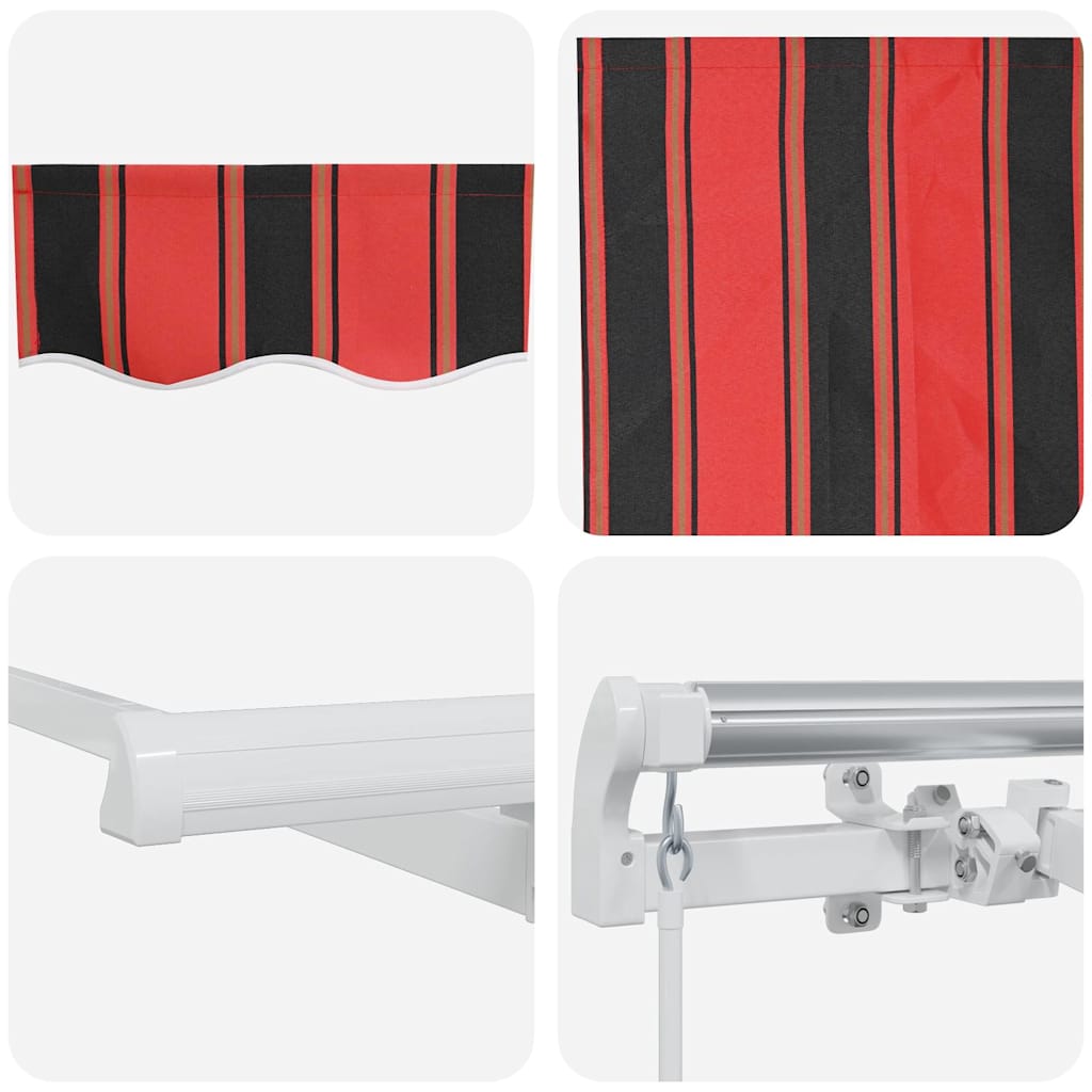 Innvendbar Markise Oransje 250 x 200 cm stoff