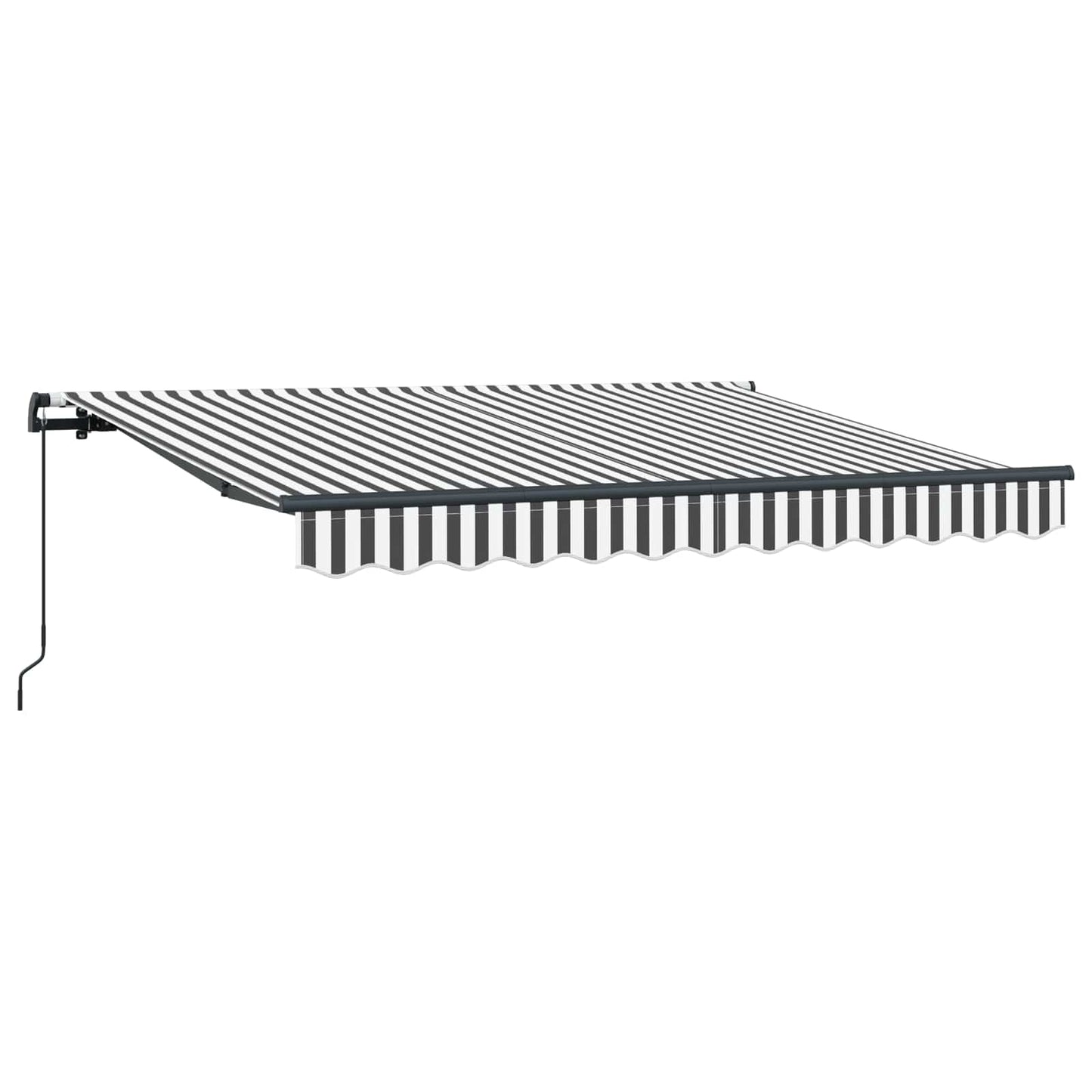 Innvendbar Markise Antrasitt 250 x 200 cm stoff