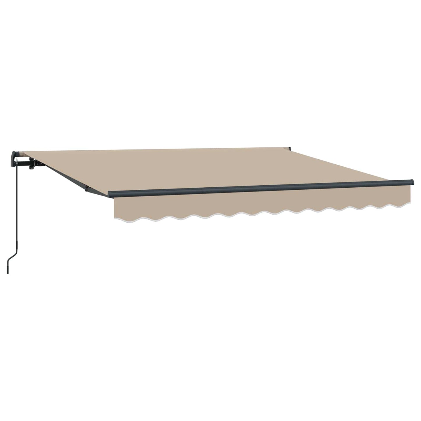 Innvendbar Markise Beige 250 x 200 cm stoff