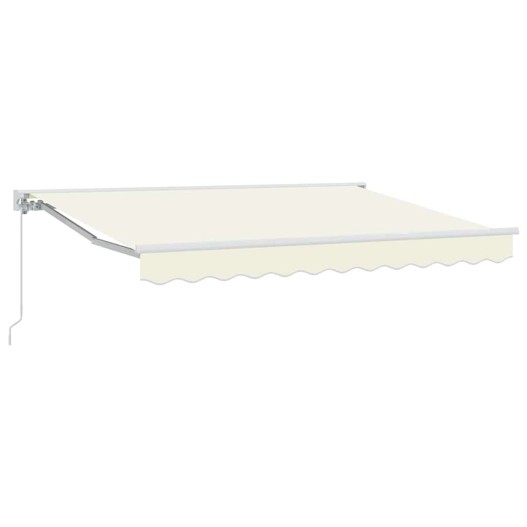 Markiseramme Krem 300 x 200 cm Polyester med PU-belegg