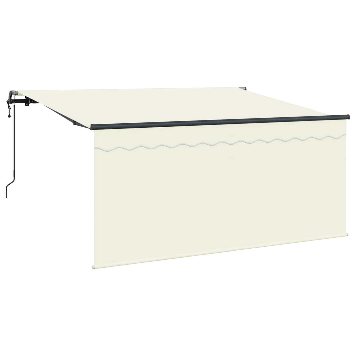 Innvendbar Markise Krem 300 x 200 cm stoff
