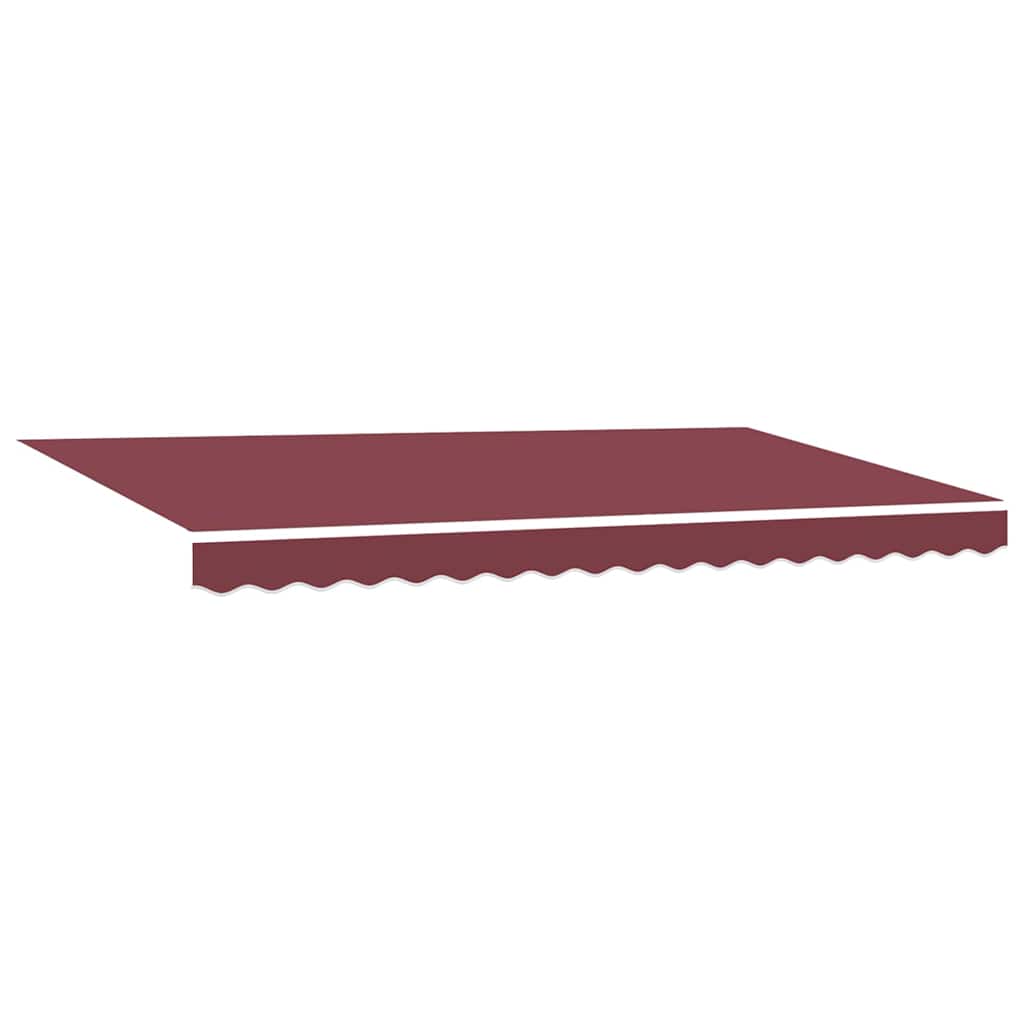 Uttrekkbar markise Burgunder 300 x 200 cm stoff
