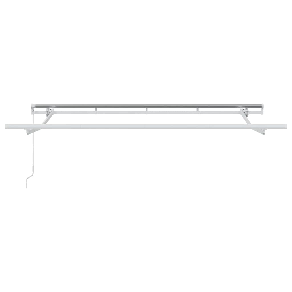 Uttrekkbar markise Burgunder 300 x 200 cm stoff