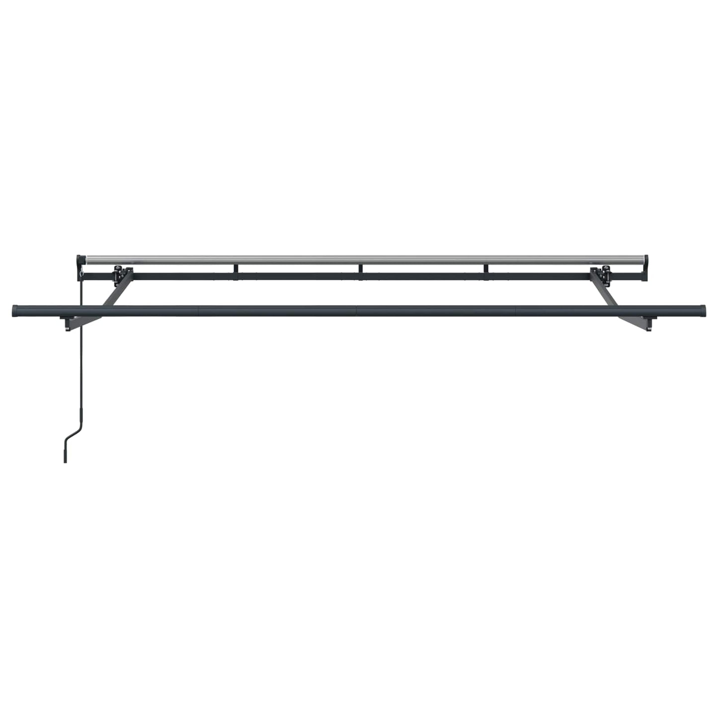 Uttrekkbar markise Burgunder 300 x 200 cm stoff