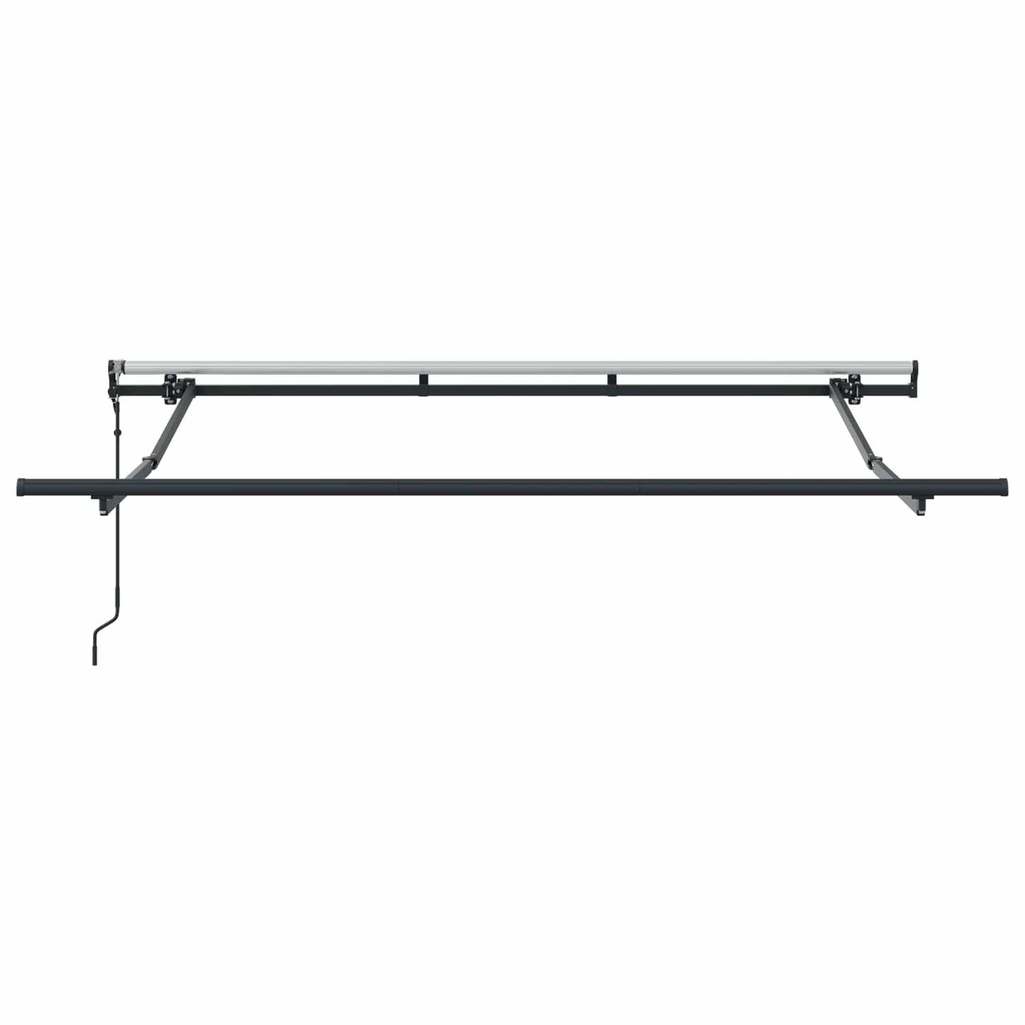 Uttrekkbar markise Burgunder 300 x 200 cm stoff