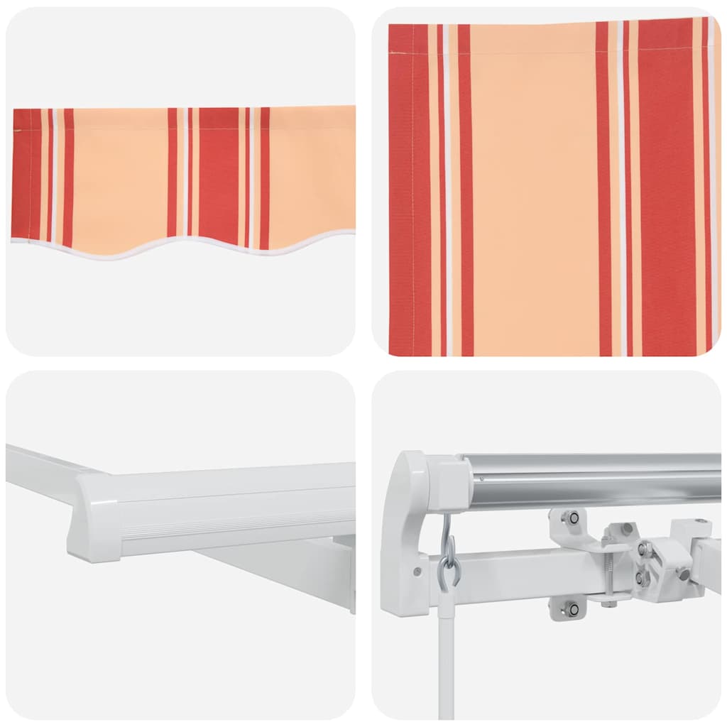Innvendbar Markise Gul 300 x 200 cm stoff
