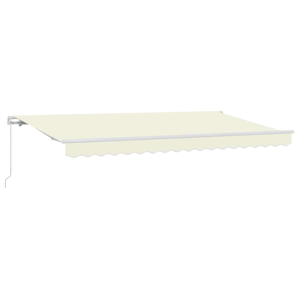 Innvendbar Markise Krem 350 x 200 cm stoff vidaXL
