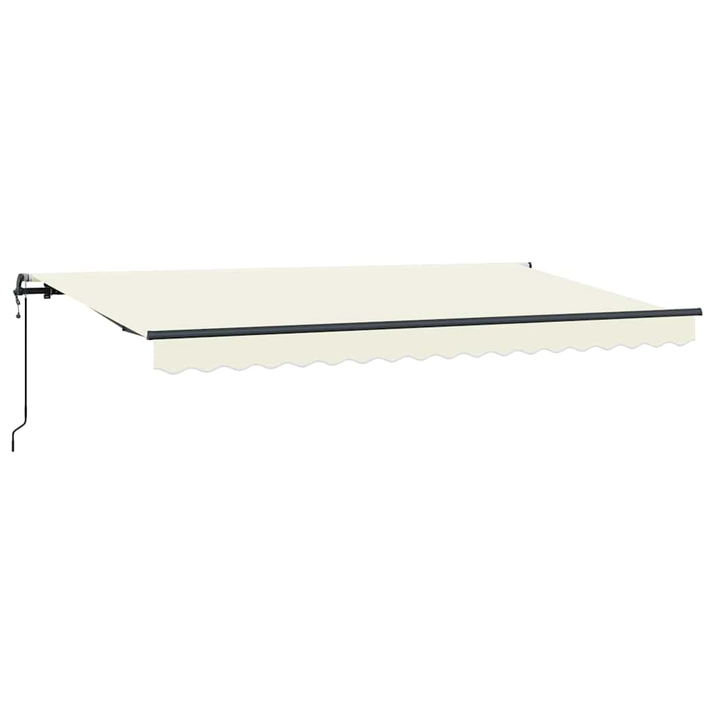 Innvendbar Markise Krem 350 x 200 cm stoff vidaXL