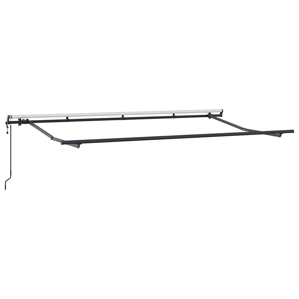 Innvendbar Markise Blå og hvit 350 x 200 cm vidaXL