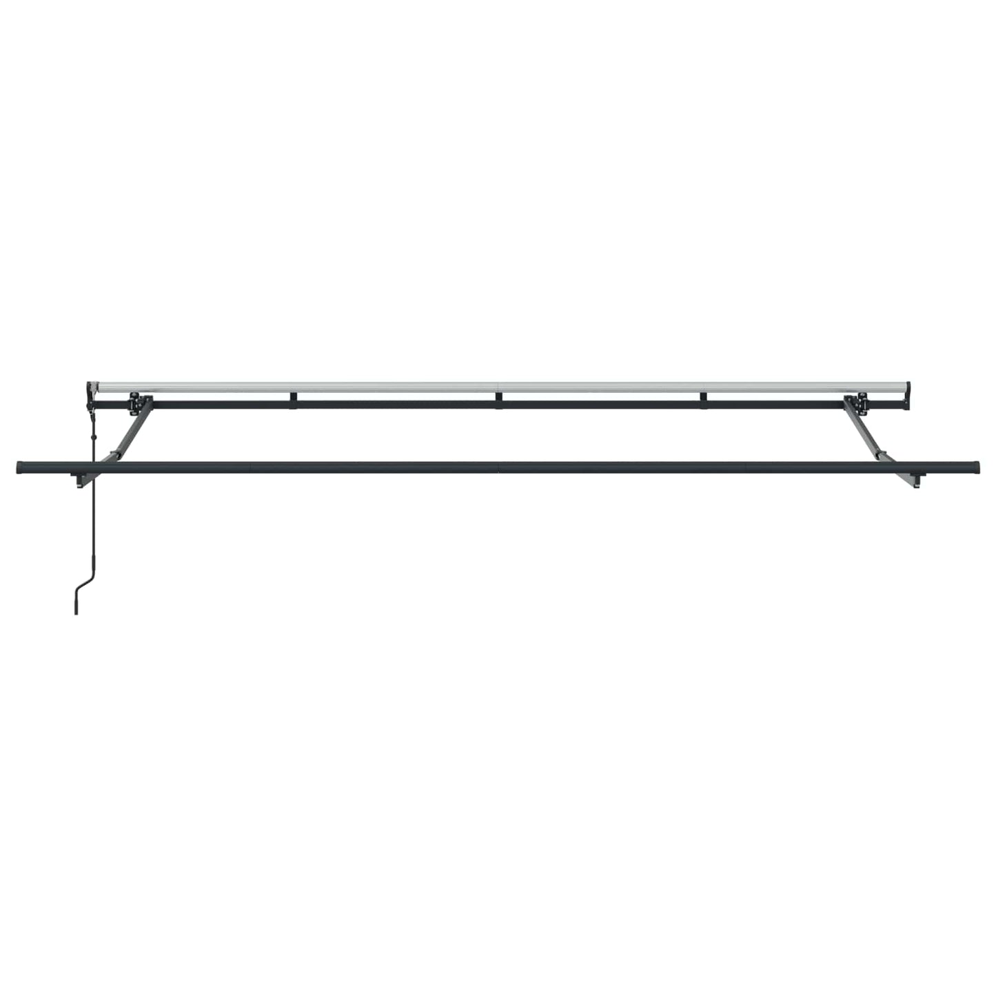 Innvendbar Markise Oransje 350 x 200 cm stoff