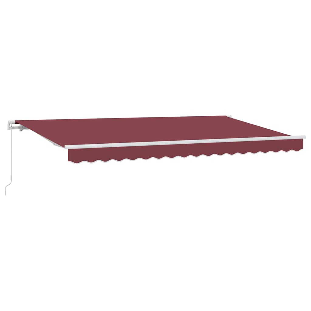 Innvendbar Markise Burgunder 350 x 200 cm stoff