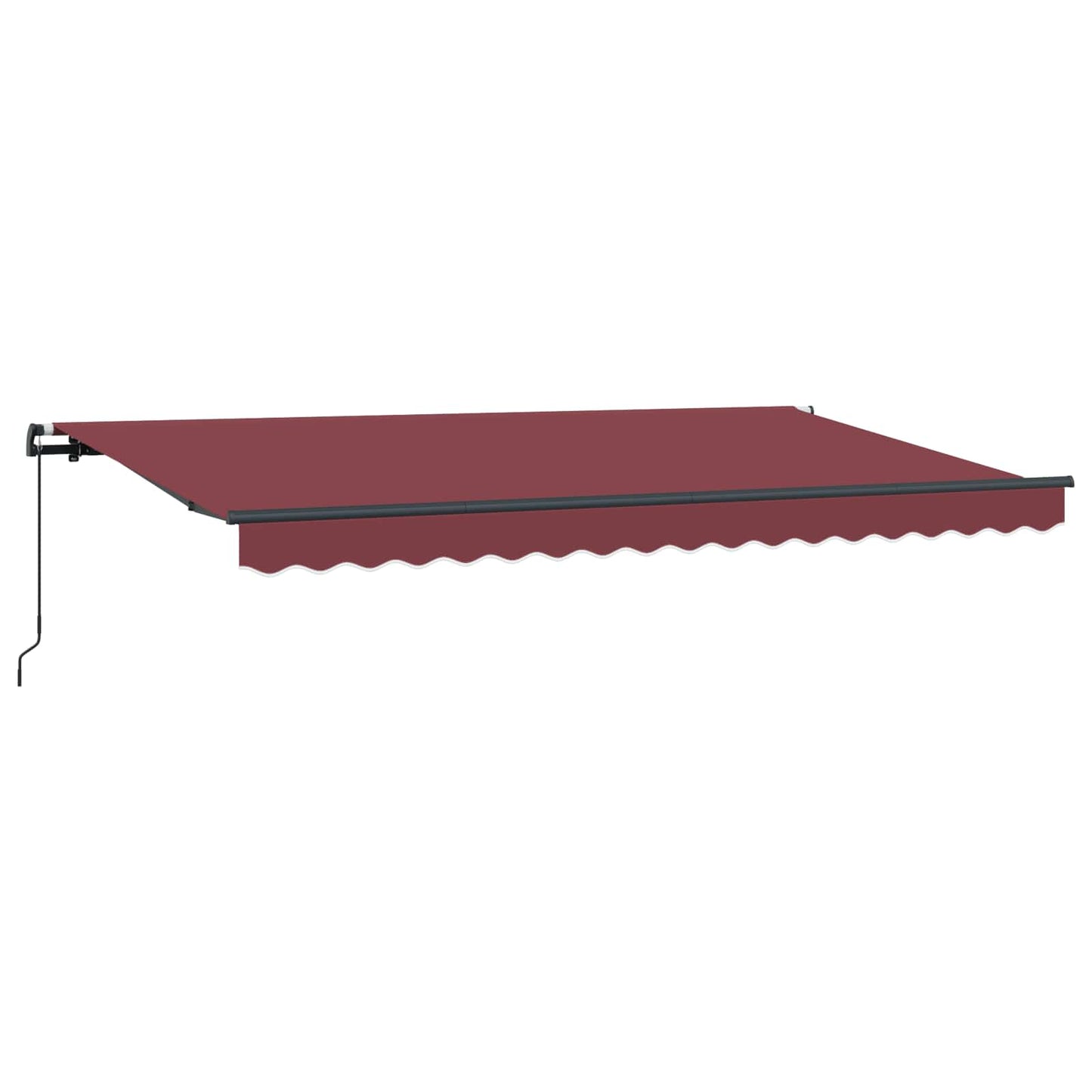 Innvendbar Markise Burgunder 350 x 200 cm stoff