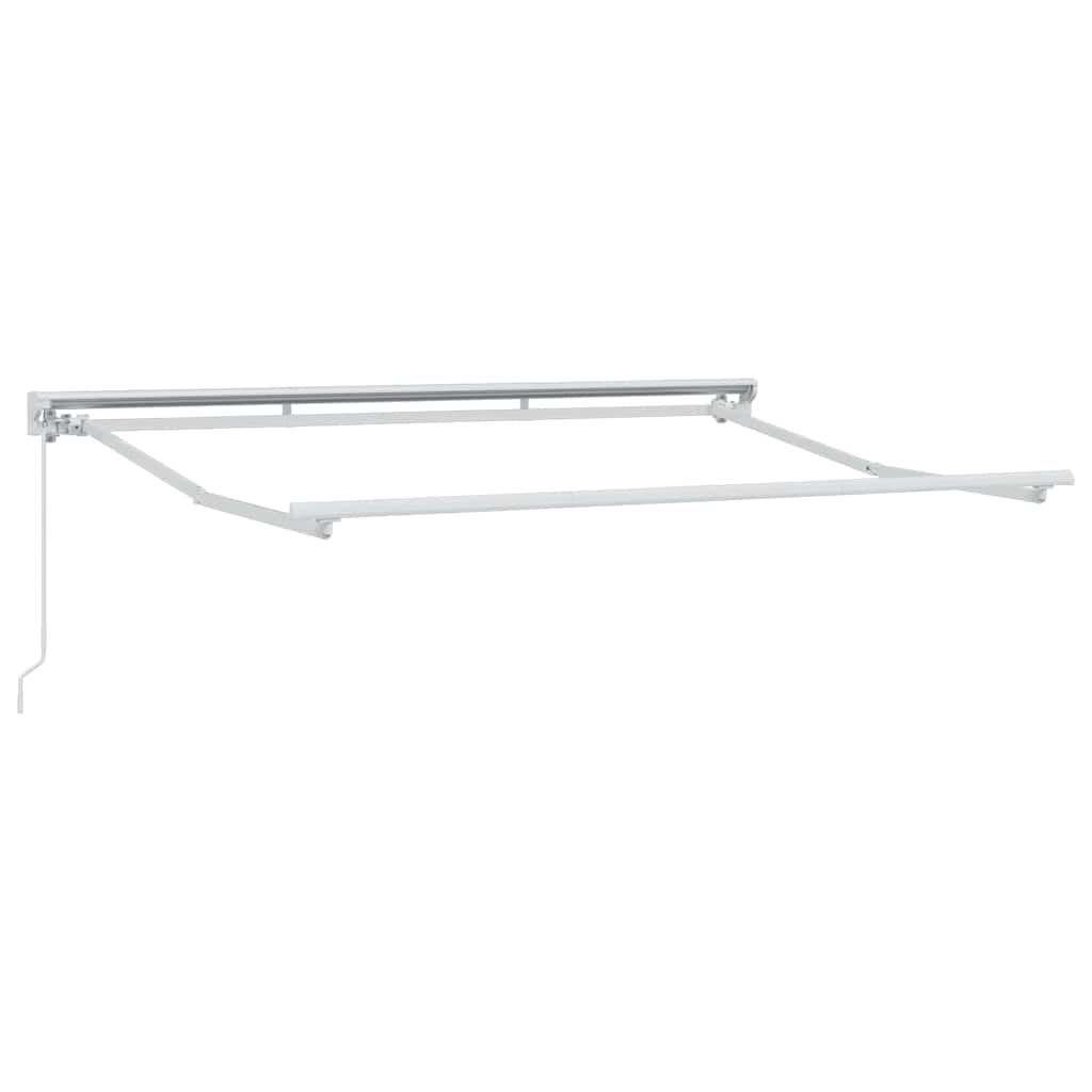 Markiseramme Beige 350 x 200 cm Polyester med PU-belegg