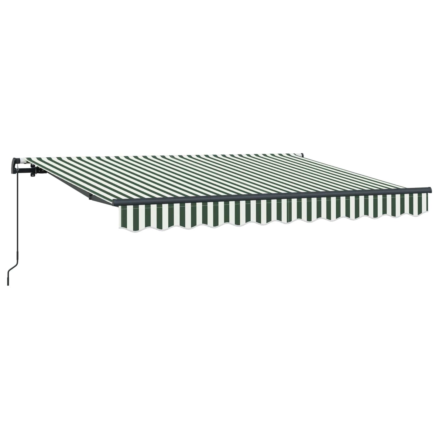 Innvendbar Markise grønn 350 x 200 cm stoff