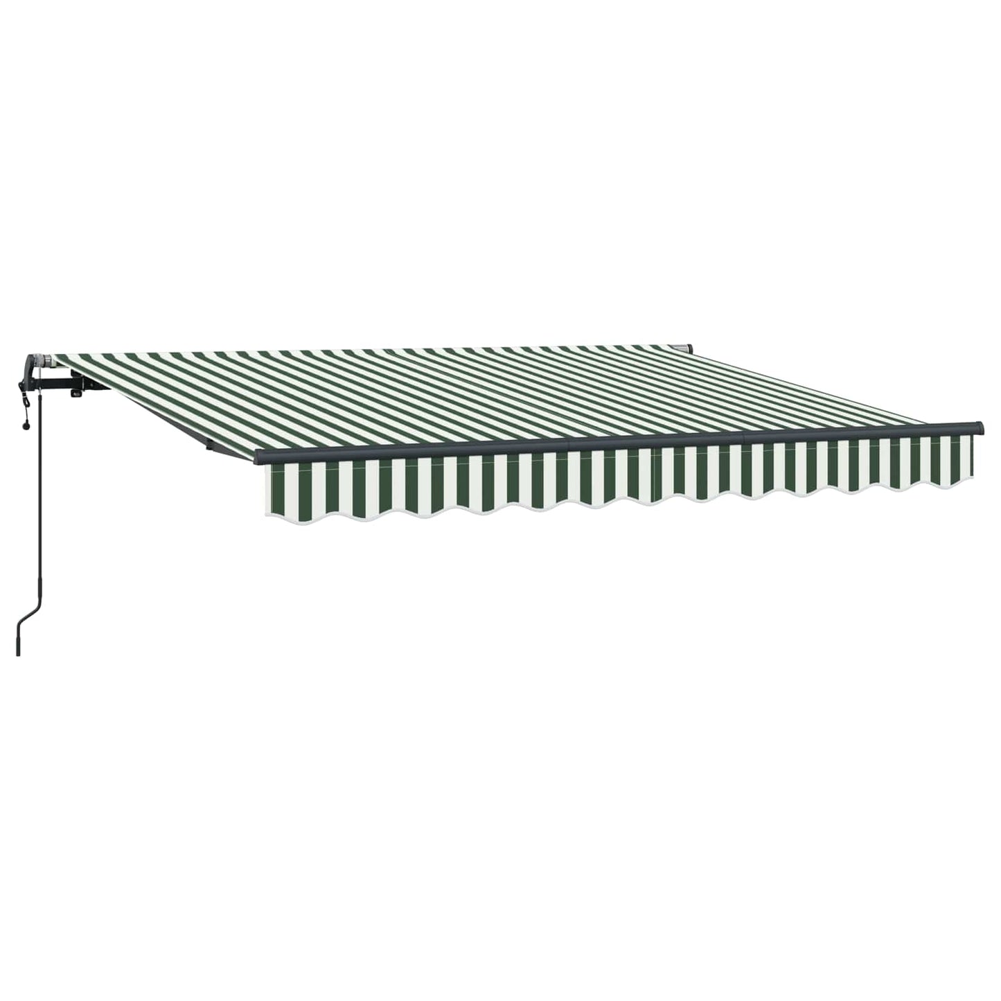 Innvendbar Markise grønn 350 x 200 cm stoff