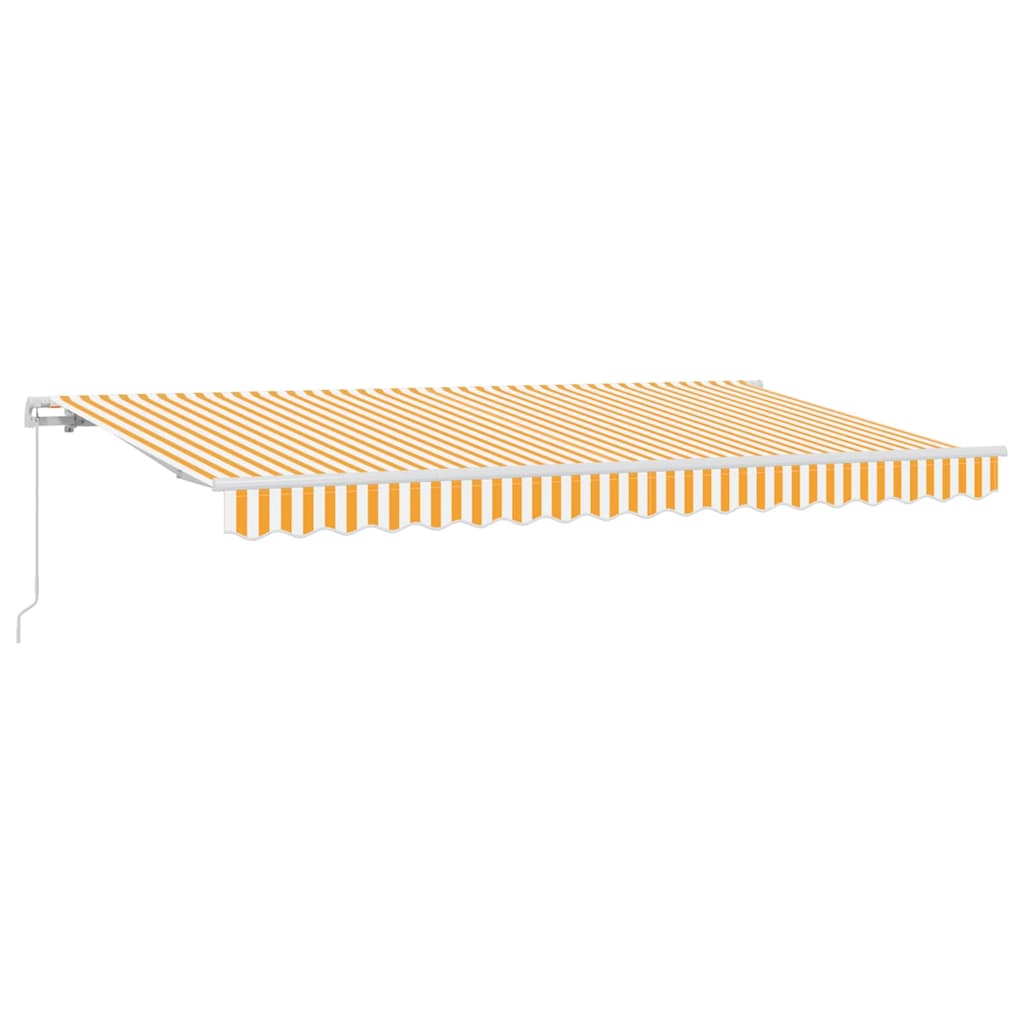 Innvendbar Markise Gul 400 x 200 cm stoff