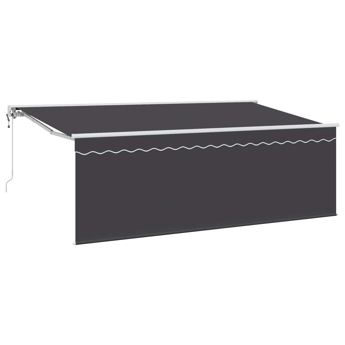 Innvendbar Markise Antrasitt 400 x 200 cm