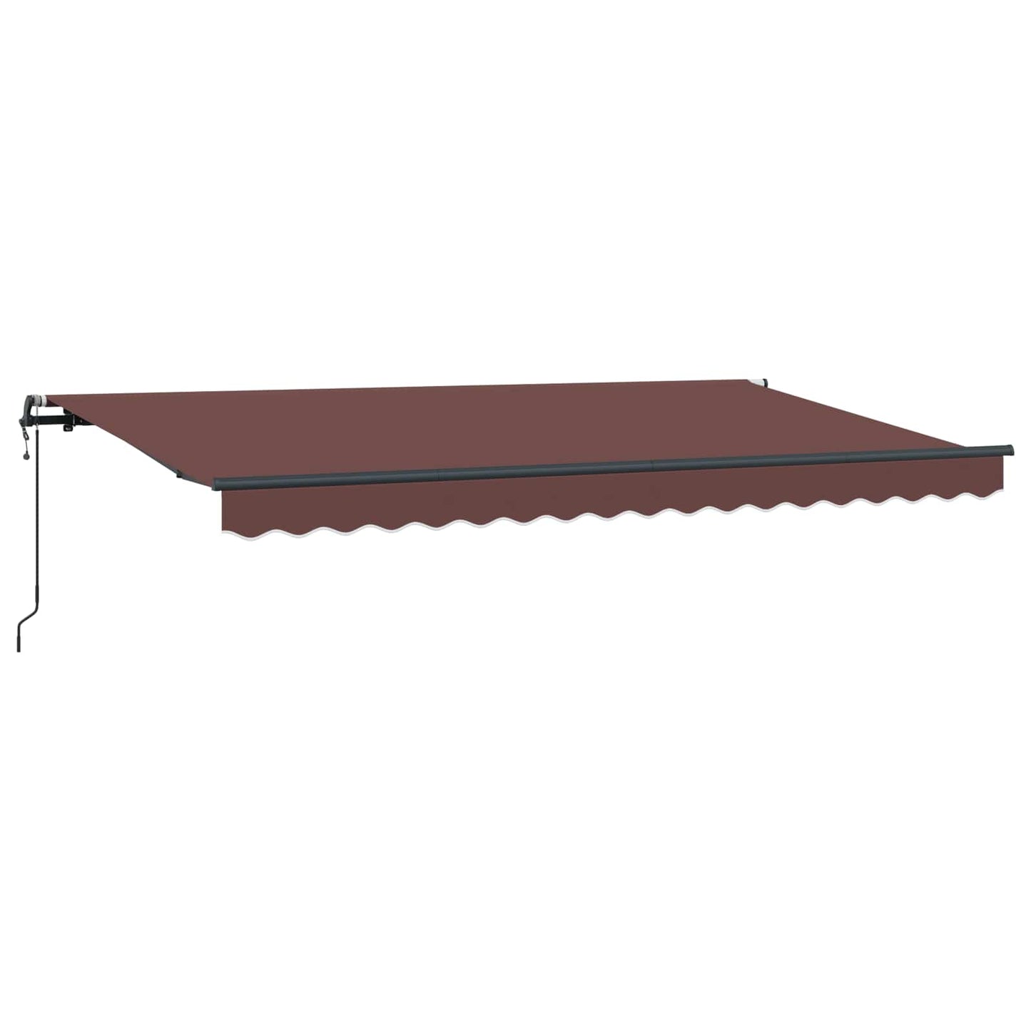 Innvendbar Markise Brun 400 x 200 cm stoff