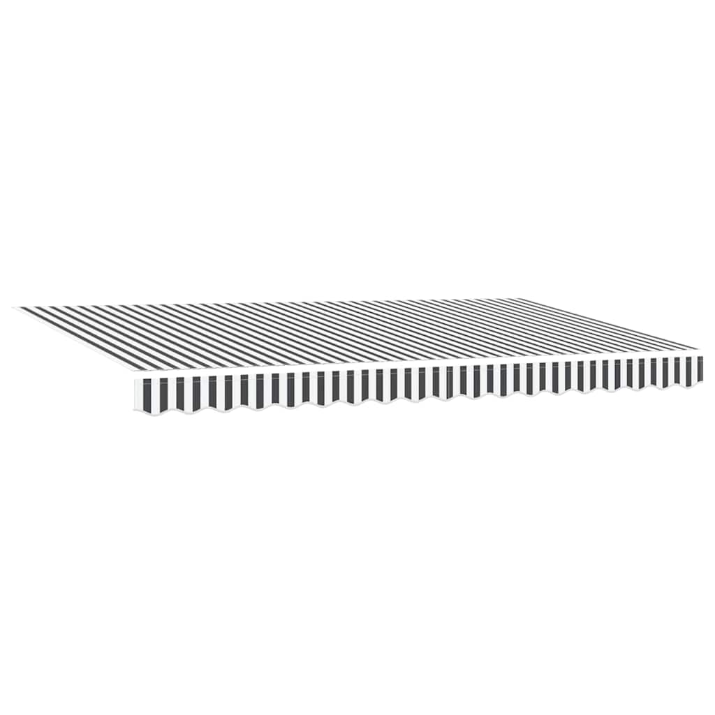 Innvendbar Markise Antrasitt 400 x 200 cm stoff