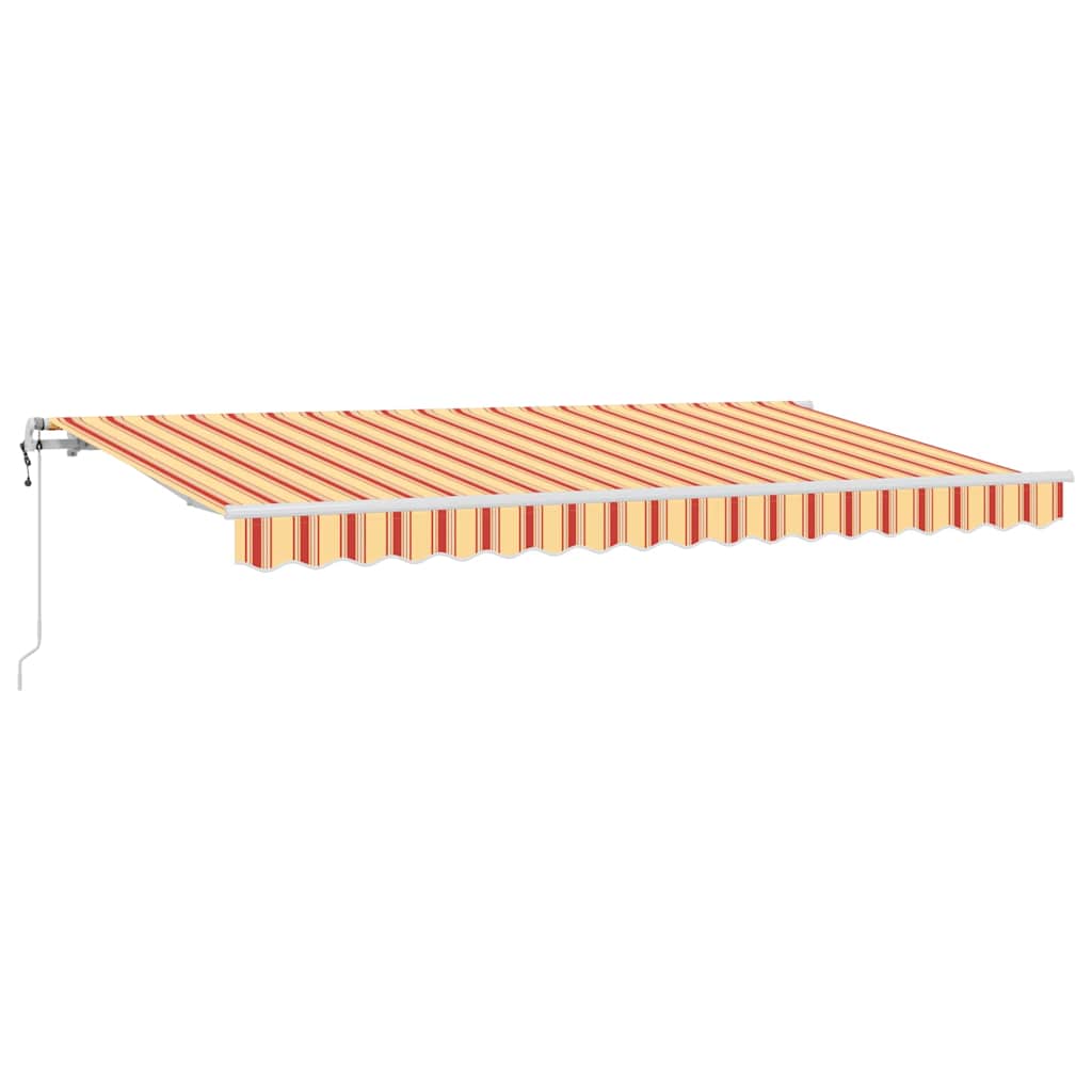 Uttrekkbar markise Gul 400 x 200 cm stoff
